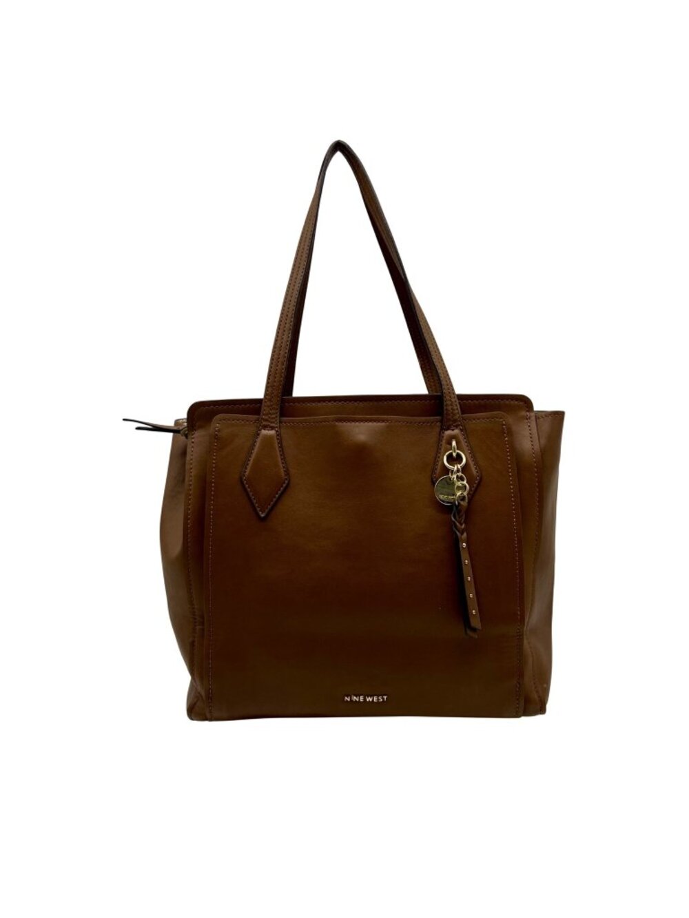 Nine West Brown Faux Leather Bag